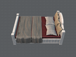 bed v01 3D 모델