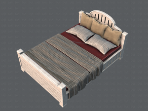 bed v01 3D 모델