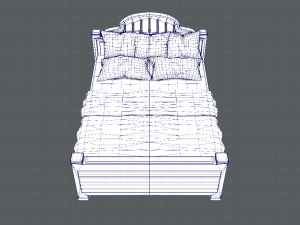bed v01 3D 모델