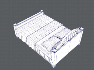 bed v01 3D 모델