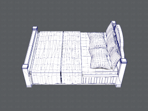 bed v01 3D 모델