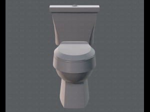 flush toilet 3D Модель