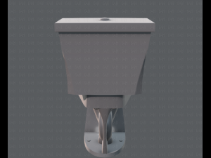 flush toilet 3D Модель