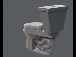flush toilet 3D Модель
