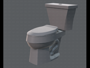 flush toilet 3D Модель