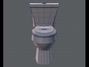 flush toilet 3D Модель