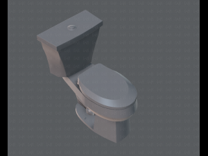 flush toilet 3D Модель