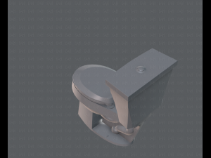 flush toilet 3D Модель