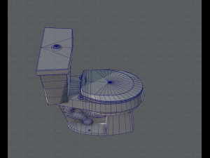 flush toilet 3D Модель