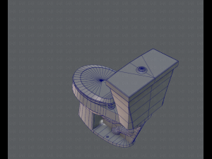 flush toilet 3D Модель