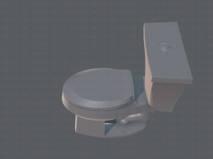 flush toilet 3D Модель