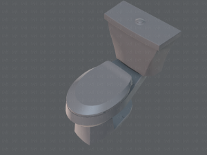 flush toilet 3D Модель