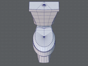 flush toilet 3D Модель