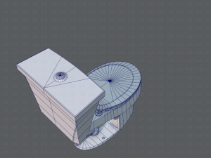 flush toilet 3D Модель