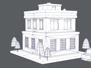 police building 3D Model