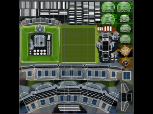 police building 3D Модель