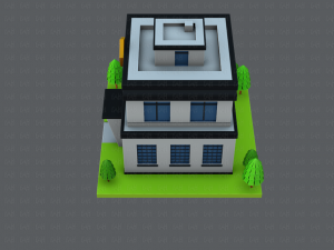 police building 3D Модель