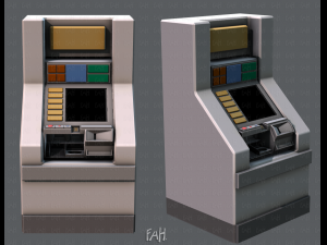 ticket cabinet 3Dモデル