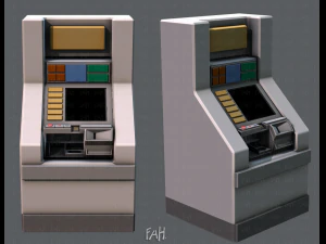 lemari tiket Model 3D