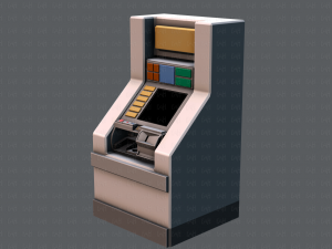 ticket cabinet 3D Model