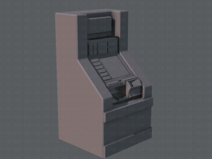 ticket cabinet 3D Model