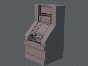ticket cabinet 3D Model