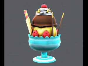 kubek do lod&oacute;w Model 3D