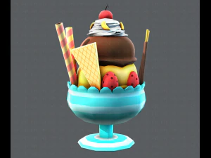 kubek do lod&oacute;w Model 3D