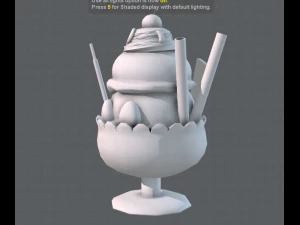 kubek do lod&oacute;w Model 3D