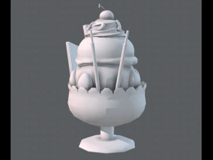 kubek do lod&oacute;w Model 3D