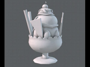 kubek do lod&oacute;w Model 3D