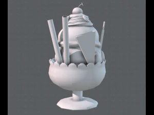 kubek do lod&oacute;w Model 3D