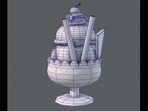 kubek do lod&oacute;w Model 3D