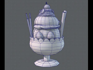 kubek do lod&oacute;w Model 3D