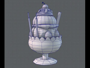 kubek do lod&oacute;w Model 3D