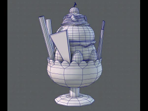 kubek do lod&oacute;w Model 3D