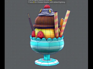 kubek do lod&oacute;w Model 3D