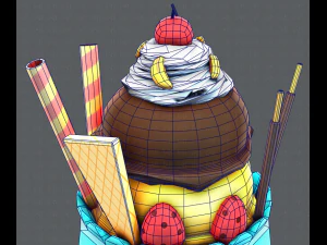 kubek do lod&oacute;w Model 3D