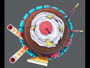ice cream cup Modello 3D