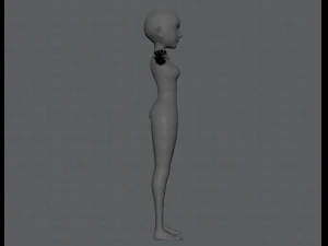 base mesh woman 03 3D Model