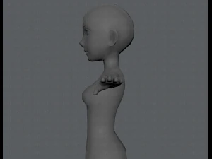 base mesh woman 03 3D Model