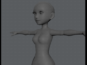 base mesh woman 03 3D Модель