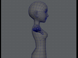 base mesh woman 03 3D Модель
