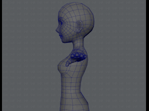 base mesh woman 03 3D Модель