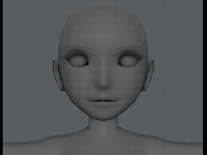 base mesh woman 03 3D Model