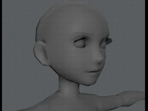 base mesh woman 03 3D Model