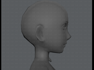 base mesh woman 03 3D Модель