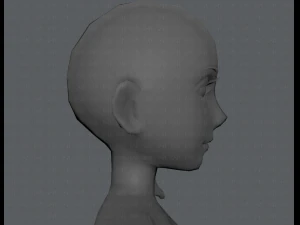 base mesh woman 03 3D Model