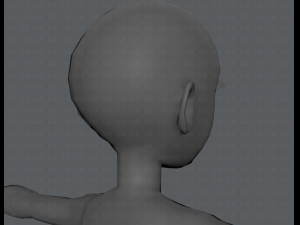 base mesh woman 03 3D Модель