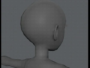 base mesh woman 03 3D Model